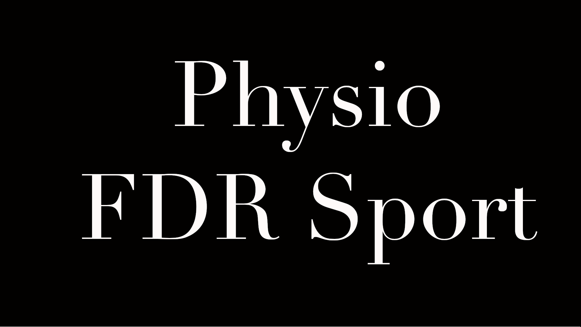 Physio FDR sport